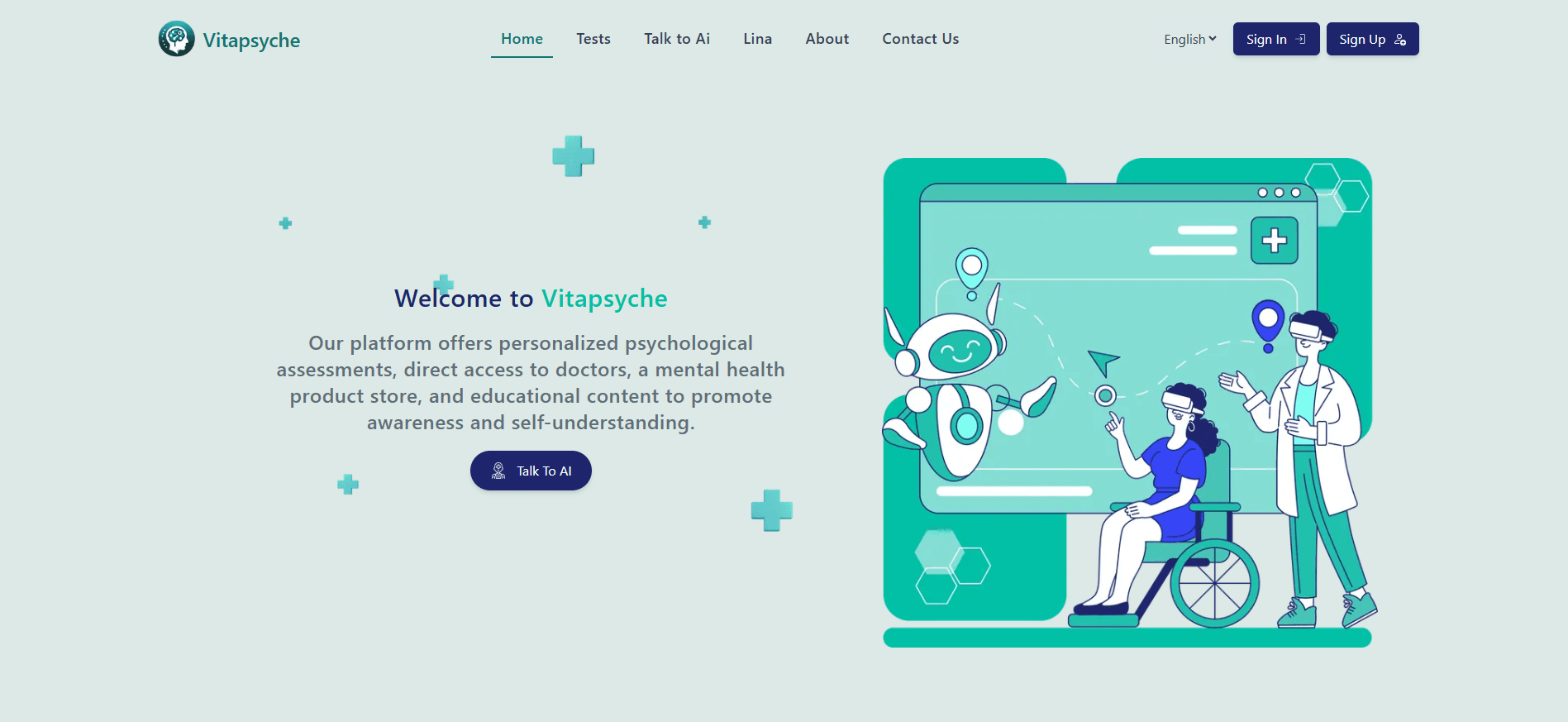 VitaPsyche — AI-Powered Mental Health Platform