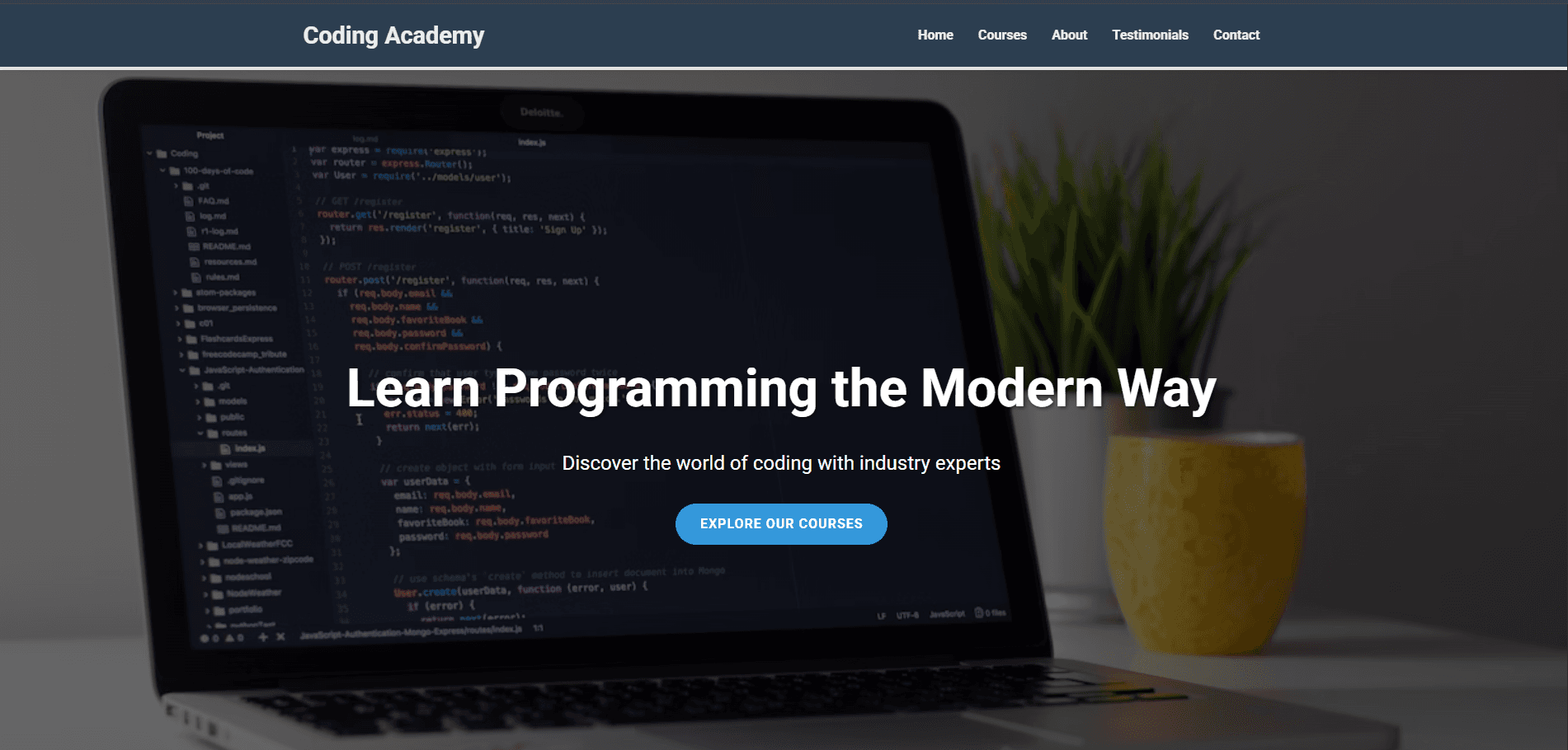 HTML & CSS Course Template